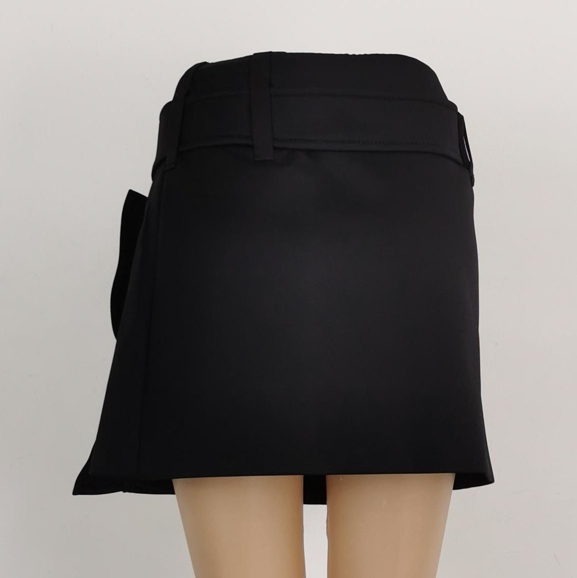 Prada Prada Black Logo Detail Skirt - dmc Size 38" / US 16 / IT 52 - 2 Thumbnail
