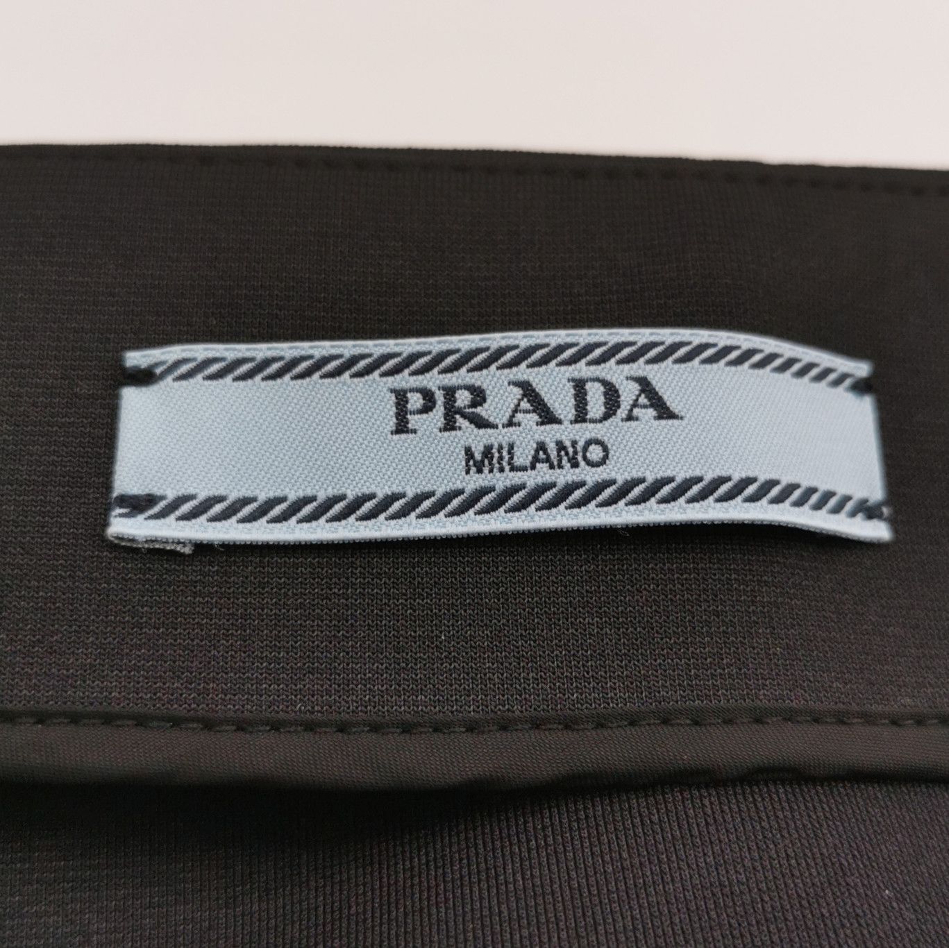 Prada Prada Black Logo Detail Skirt - dmc Size 38" / US 16 / IT 52 - 4 Thumbnail