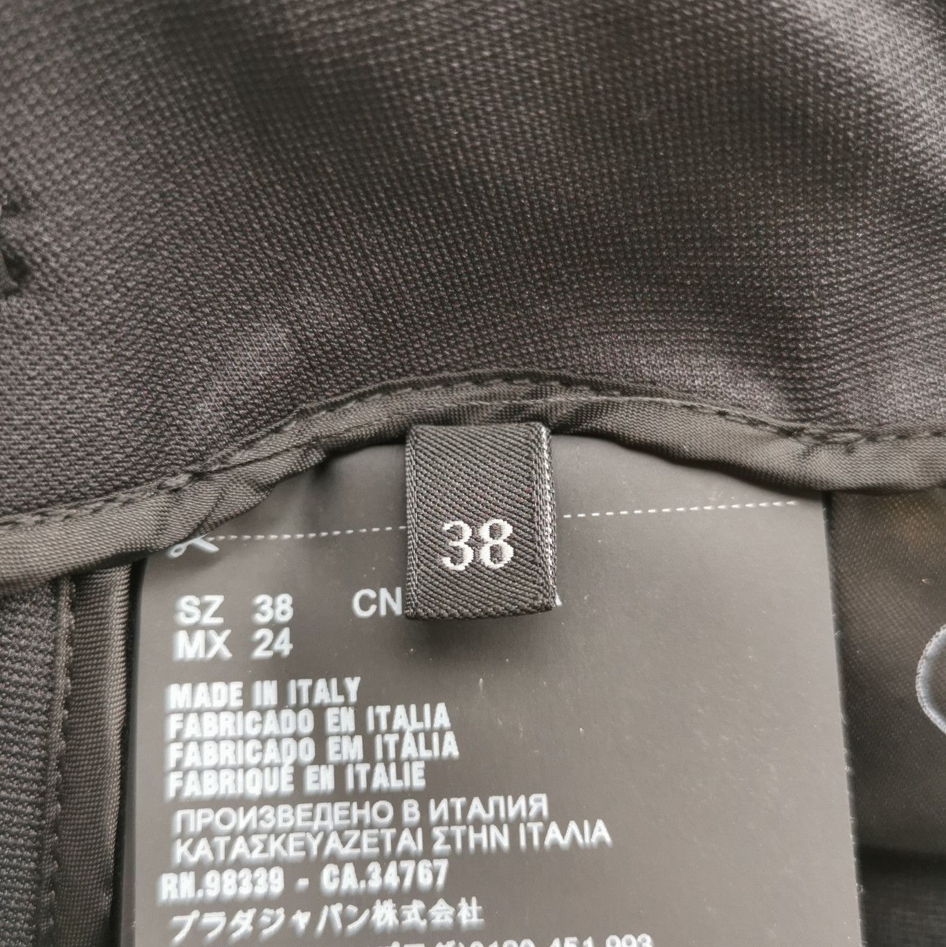 Prada Prada Black Logo Detail Skirt - dmc Size 38" / US 16 / IT 52 - 6 Thumbnail