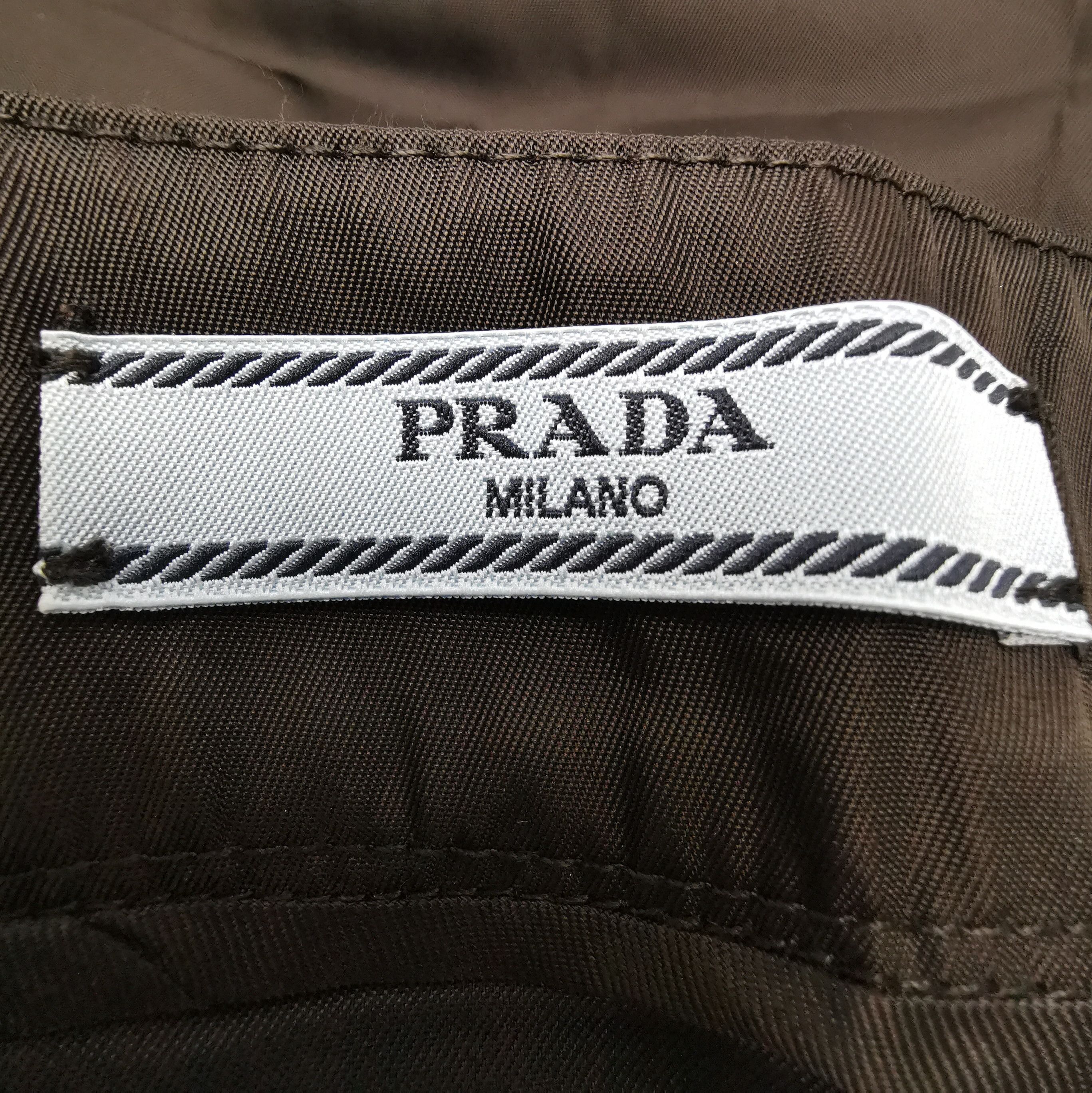 Prada Prada Black Utility Skirt with Triangle Logo - dmc Size 36" / US 14 / IT 50 - 4 Thumbnail