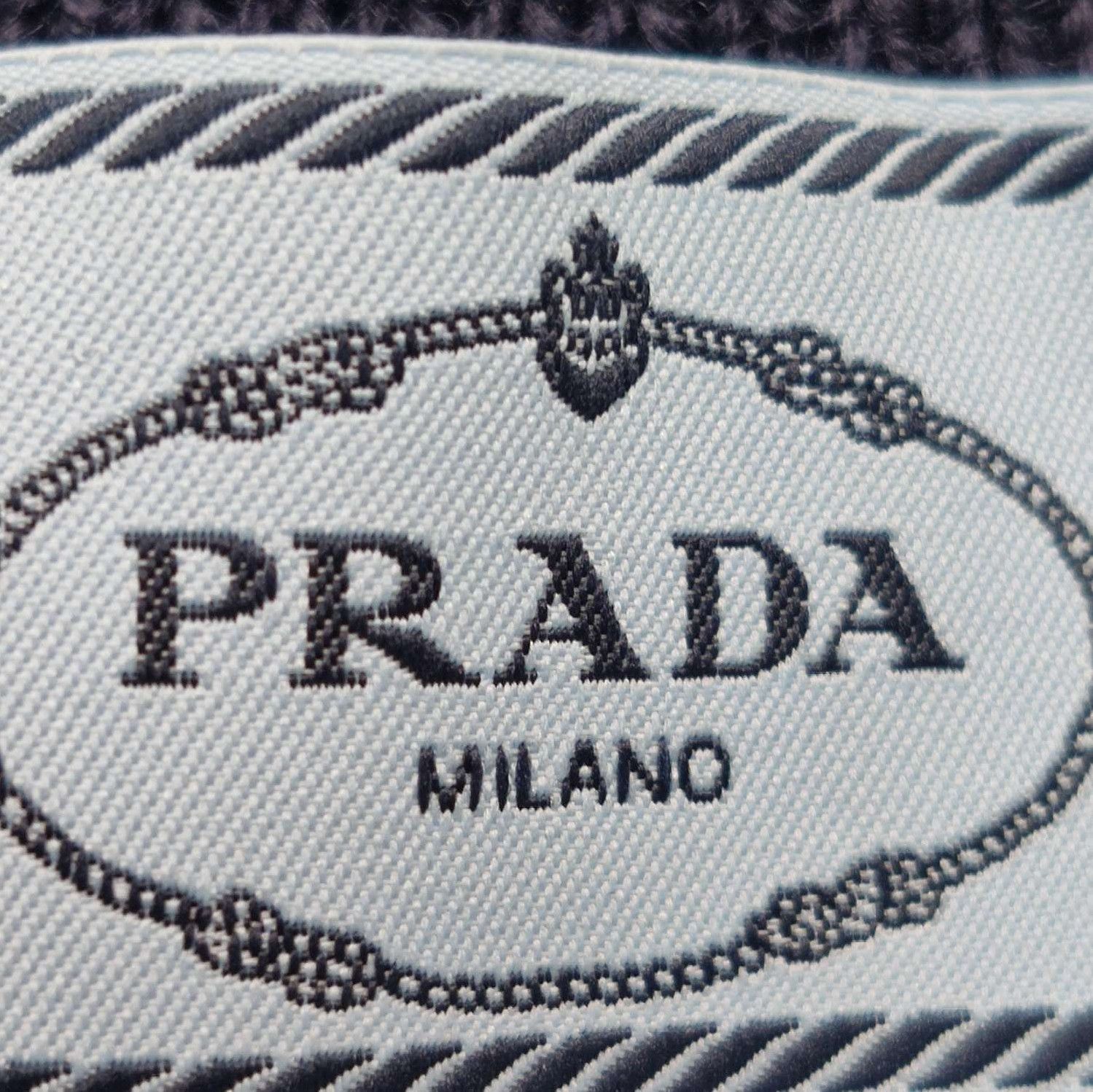 Prada Prada Wool Long Sleeve Dress with Triangle Logo - dmc Size M / US 6-8 / IT 42-44 - 5 Thumbnail