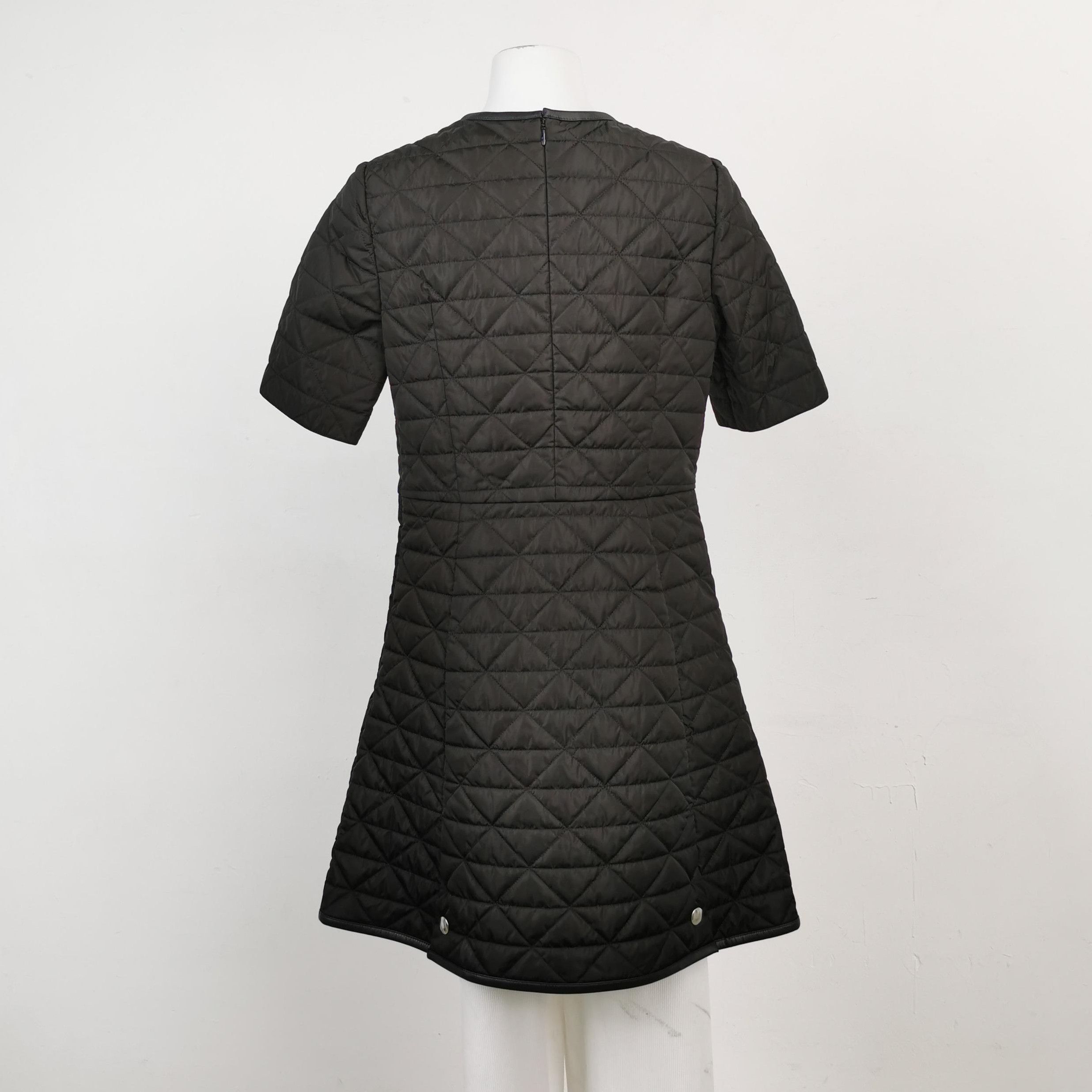 Prada Prada Short Sleeve Quilted Dress in Black - dmc | Grailed