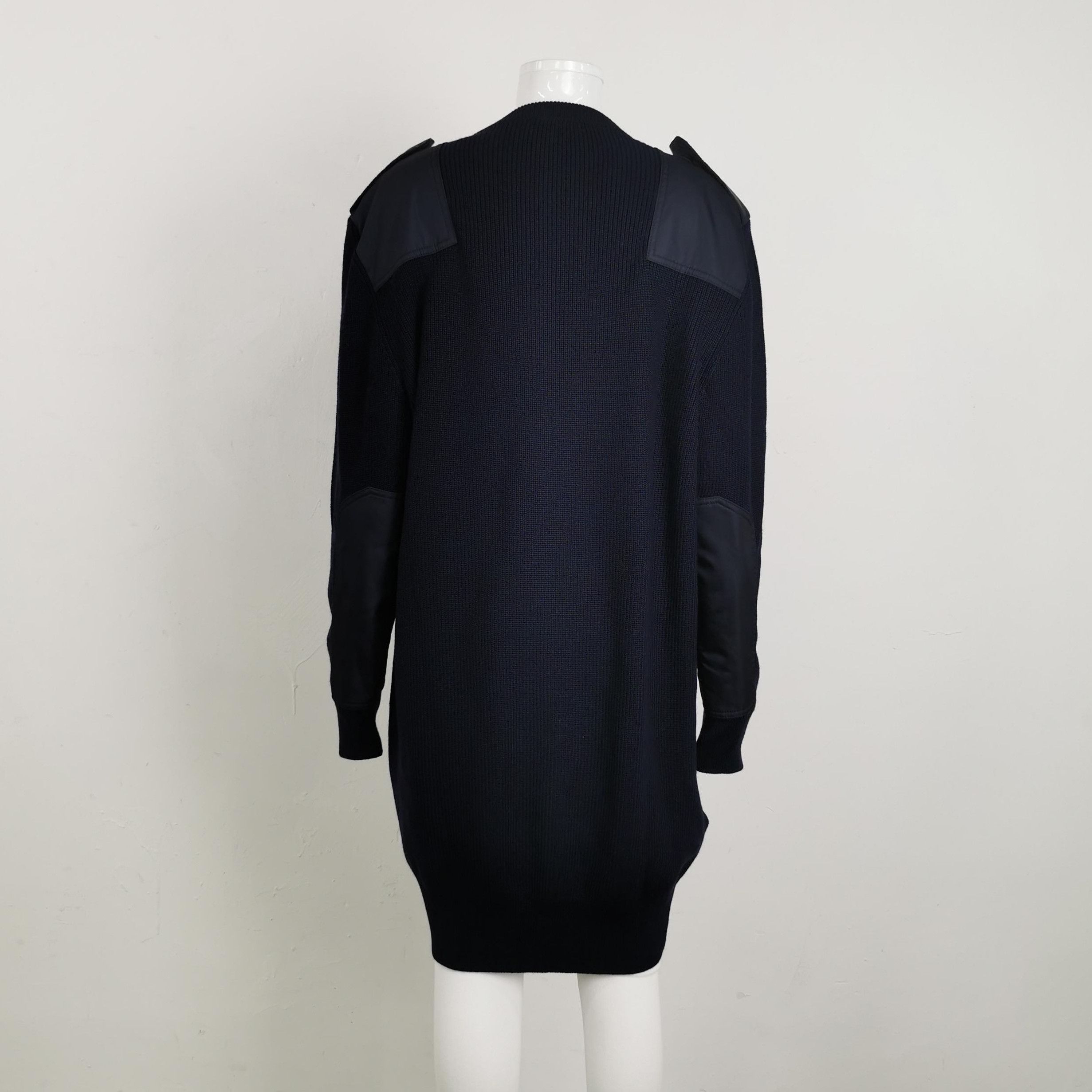 Prada Prada Wool Long Sleeve Crewneck Dress - dmc Size L / US 10 / IT 46 - 2 Thumbnail