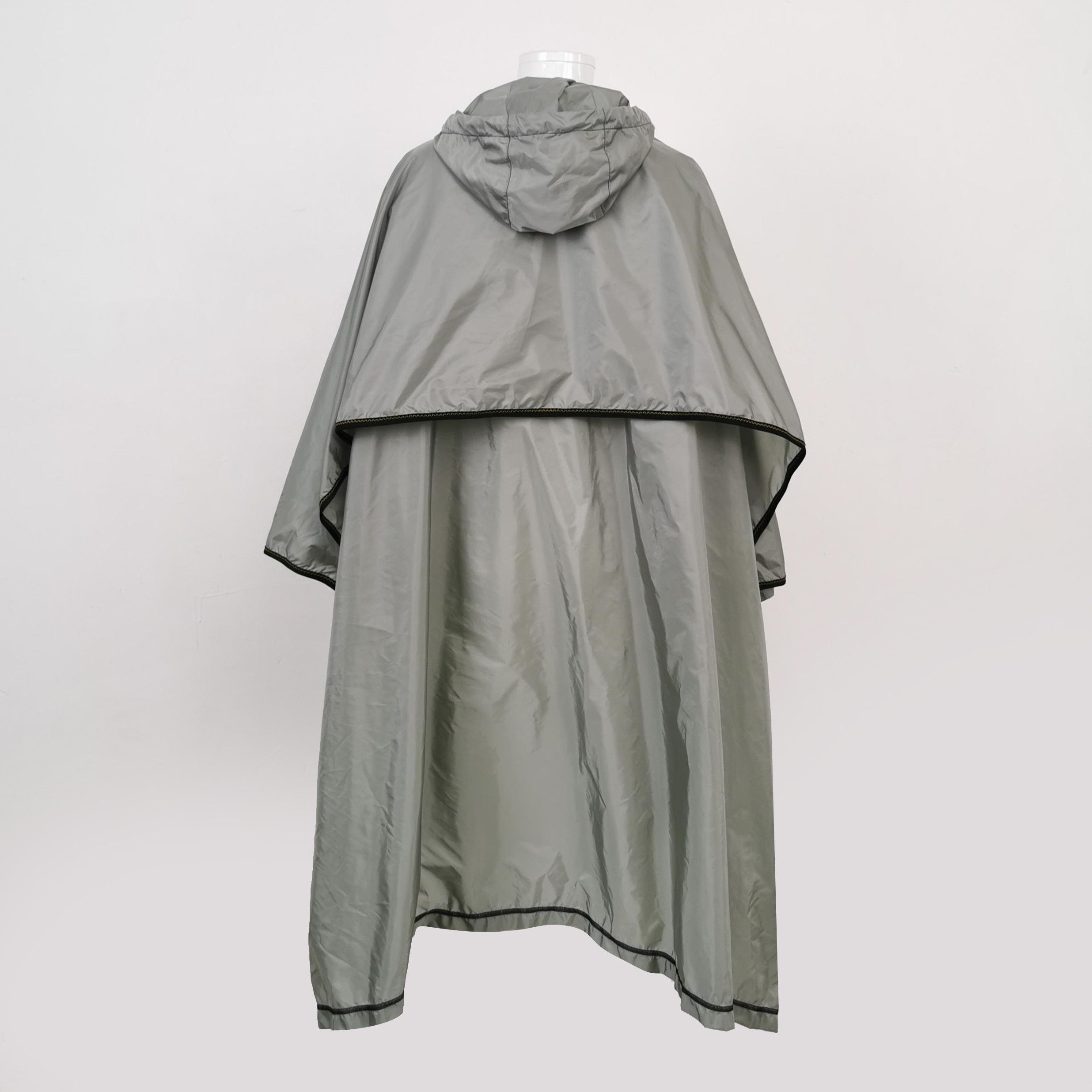 Prada Prada Hooded Cape with Triangle Logo - dmc Size XXS / US 00 / IT 34 - 2 Thumbnail