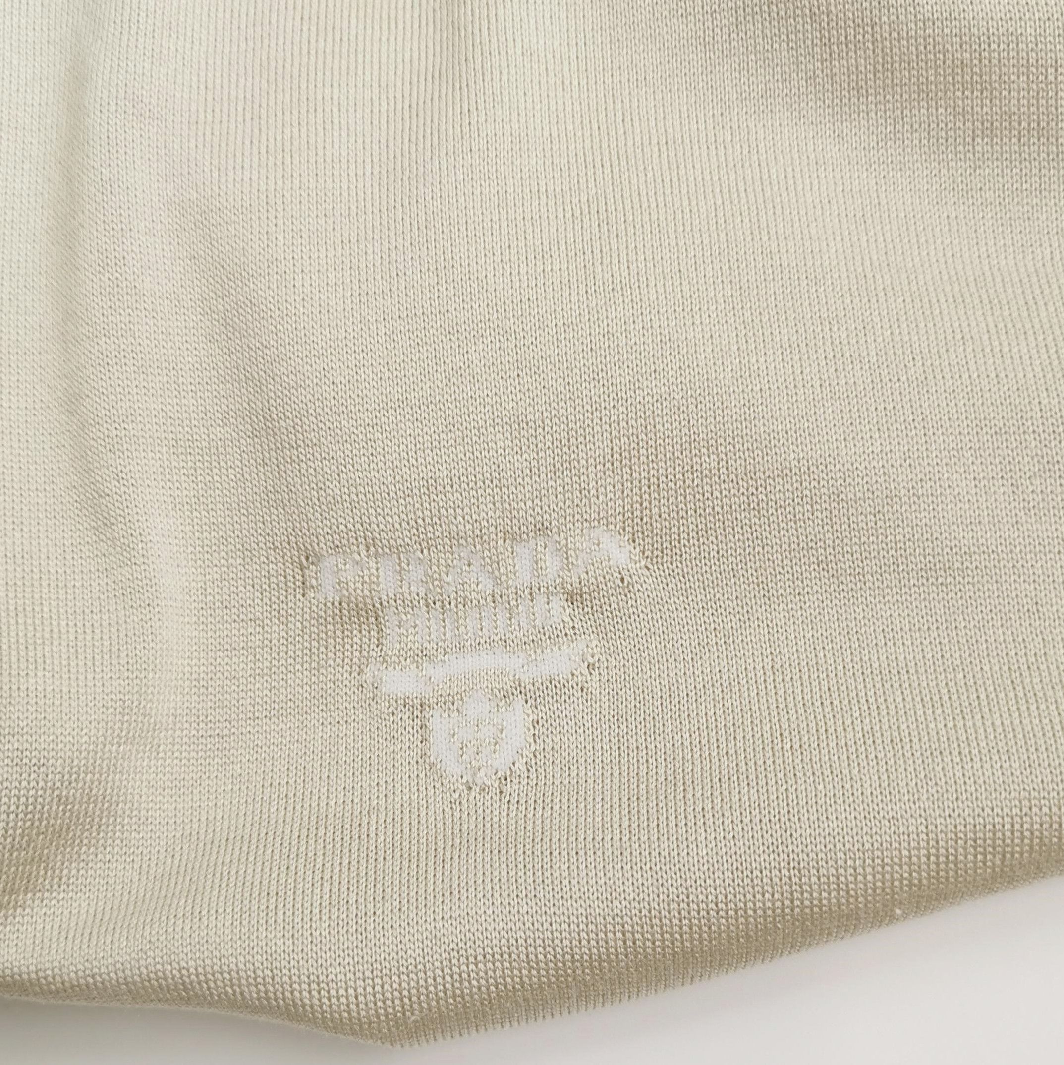 Prada Prada Logo Belted Silk Dress in Beige - dmc Size S / US 4 / IT 40 - 3 Thumbnail