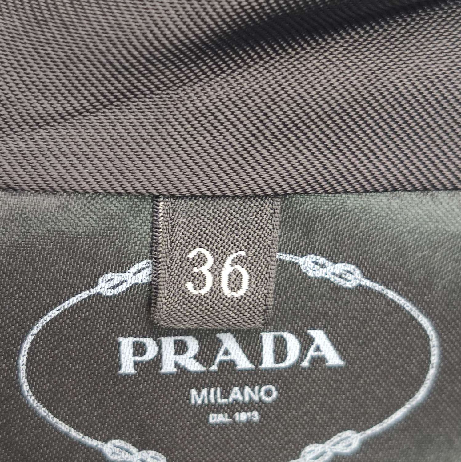 Prada Prada Black Triangle Logo Dress Size 36 - dmc Size XXS / US 00 / IT 34 - 5 Thumbnail