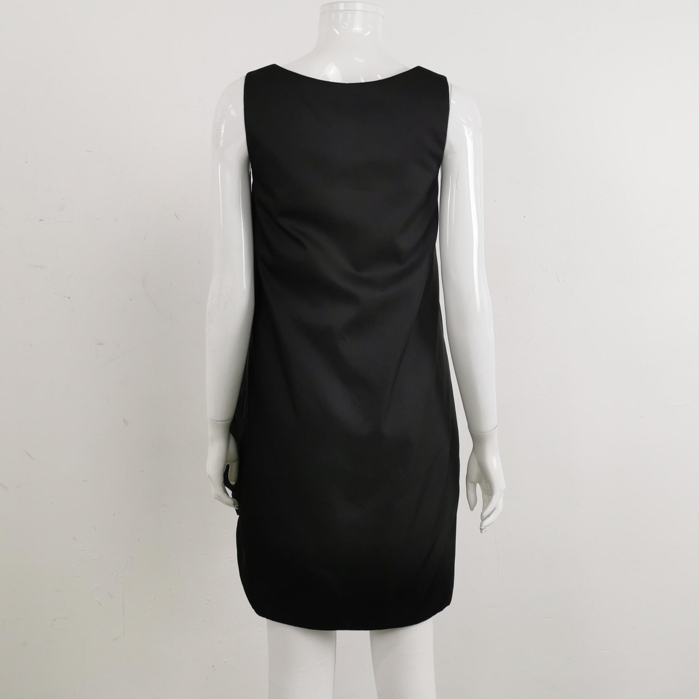 Prada Prada Black Triangle Logo Dress Size 36 - dmc Size XXS / US 00 / IT 34 - 2 Thumbnail