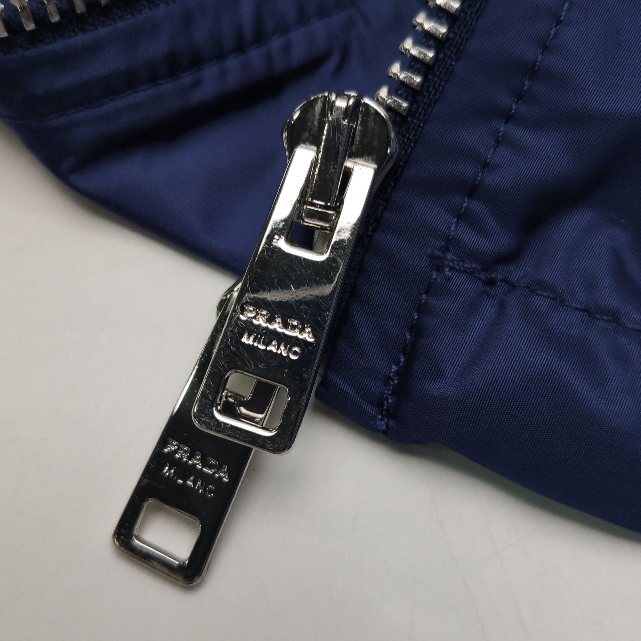 Prada Prada Hooded Zip Jacket with Triangle Logo - dmc Size L / US 10 / IT 46 - 8 Thumbnail