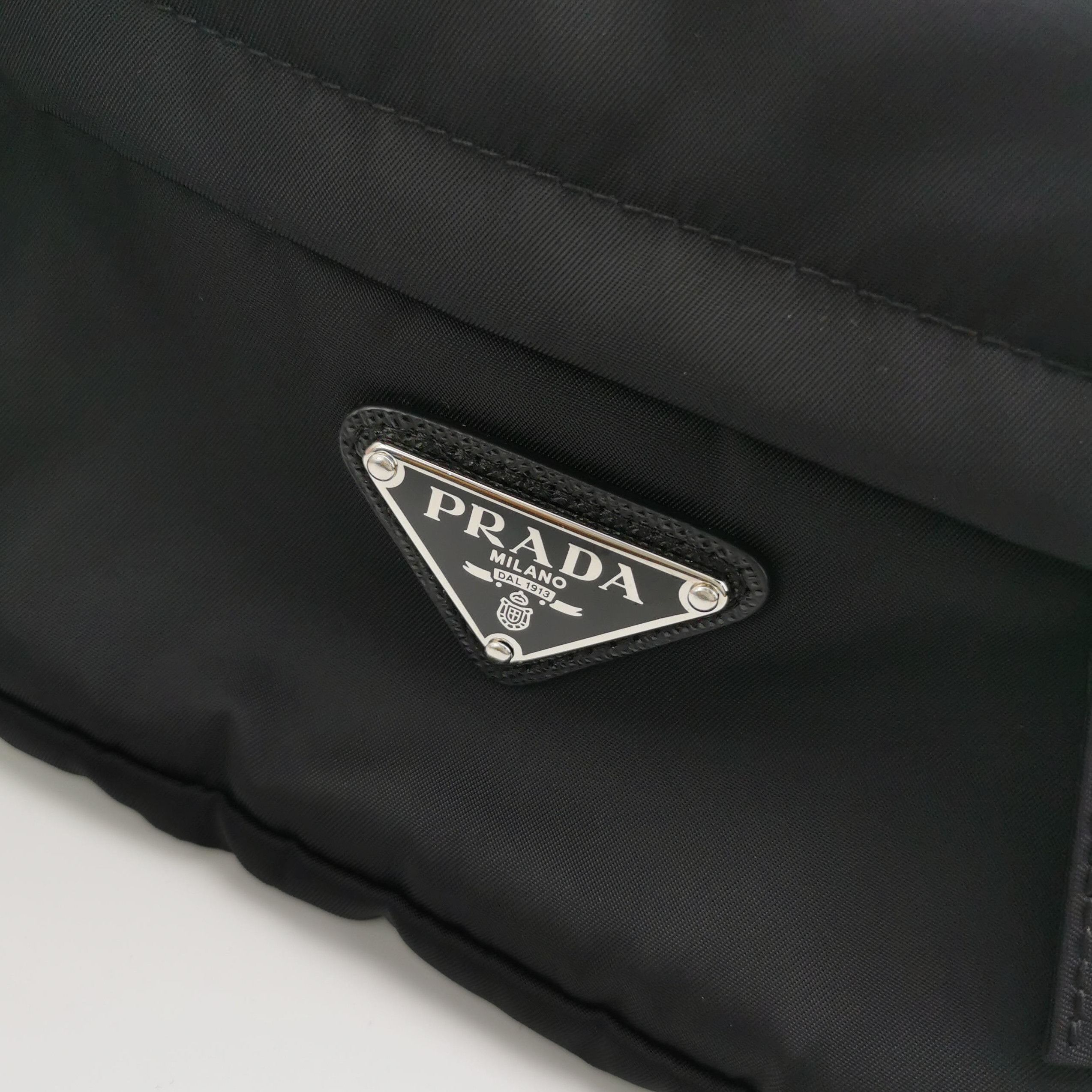 Prada Prada Black Wool Blend Triangle Logo Trousers - dmc Size 38" / US 16 / IT 52 - 4 Thumbnail