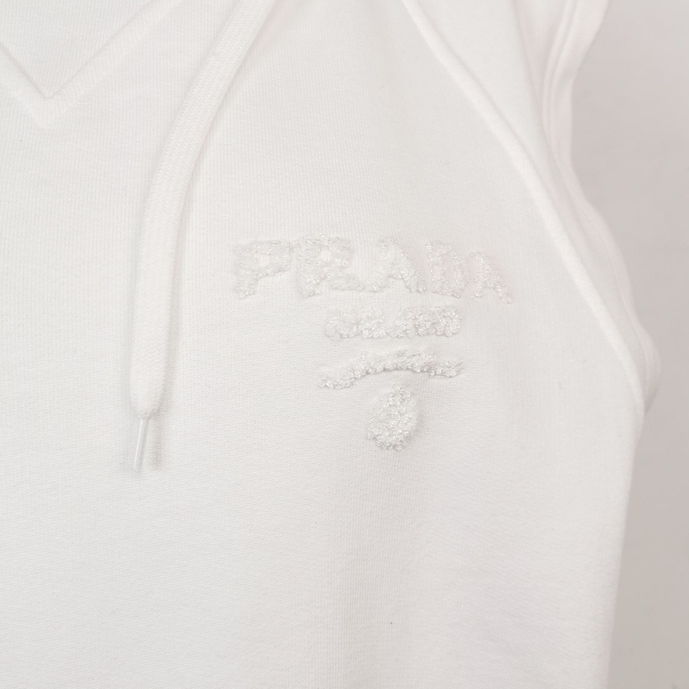 Prada Prada Colorblock Cotton Hoodie with Logo - dmc Size XS / US 0-2 / IT 36-38 - 3 Thumbnail