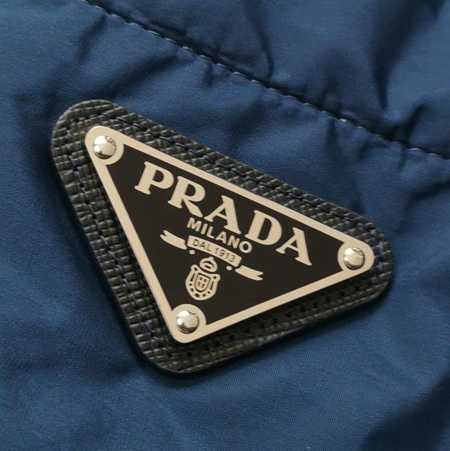 Prada Prada Navy Cotton Shirt Jacket - dmc Size M / US 6-8 / IT 42-44 - 3 Thumbnail