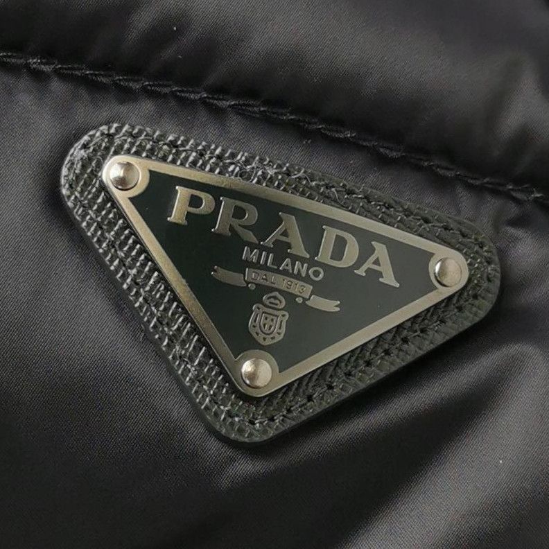 Prada Prada Black Quilted Logo Sleeveless Down Vest - dmc Size M / US 6-8 / IT 42-44 - 3 Thumbnail