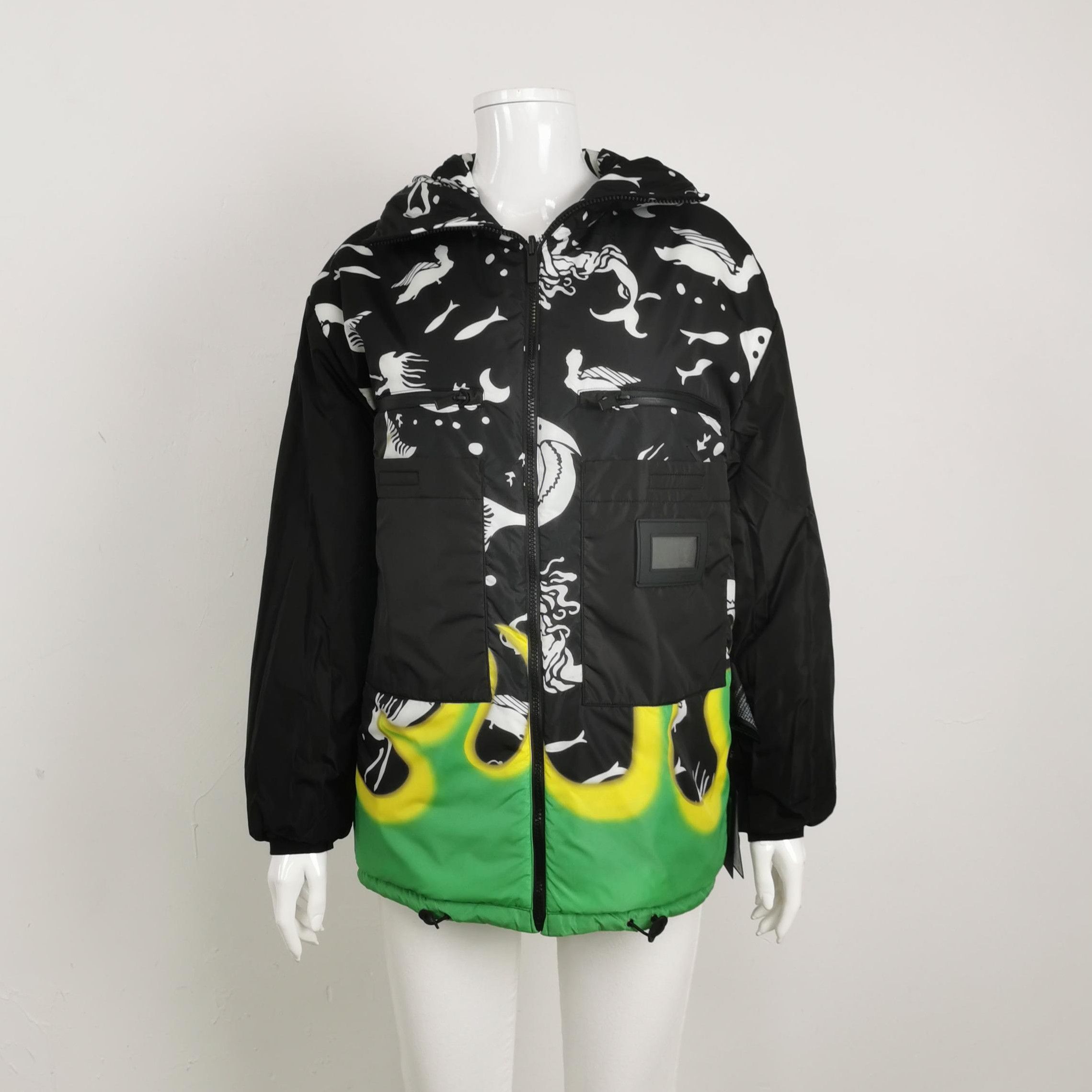 Prada Prada Color Block Long Sleeve Reversible Cotton Jacket - dmc Size XS / US 0-2 / IT 36-38 - 3 Thumbnail