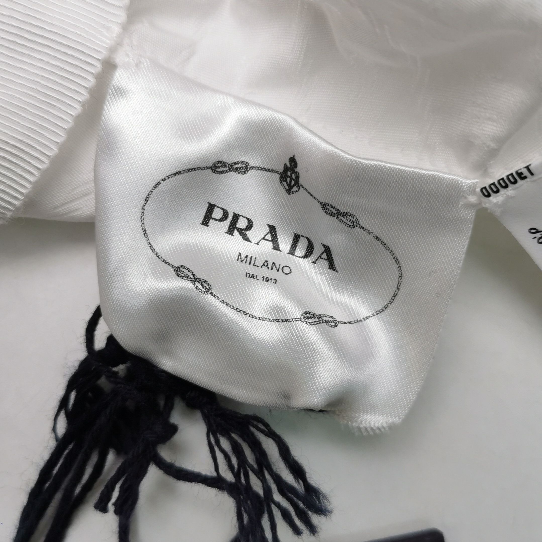Prada Prada White Cotton Waist Tie Dress - dmc Size M / US 6-8 / IT 42-44 - 9 Thumbnail