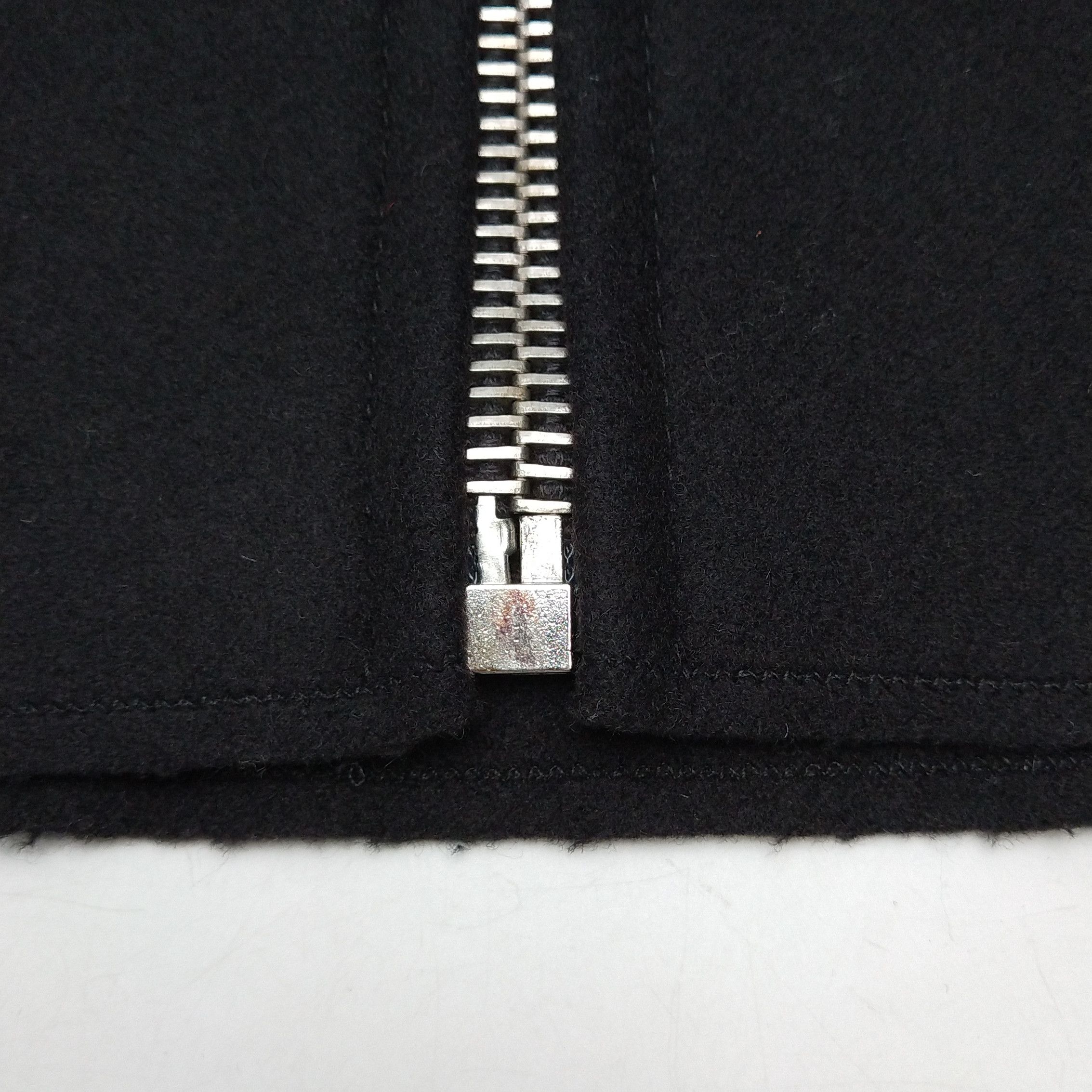 Prada Prada Black Wool Blend Zip Pencil Skirt - dmc Size 38" / US 16 / IT 52 - 8 Thumbnail
