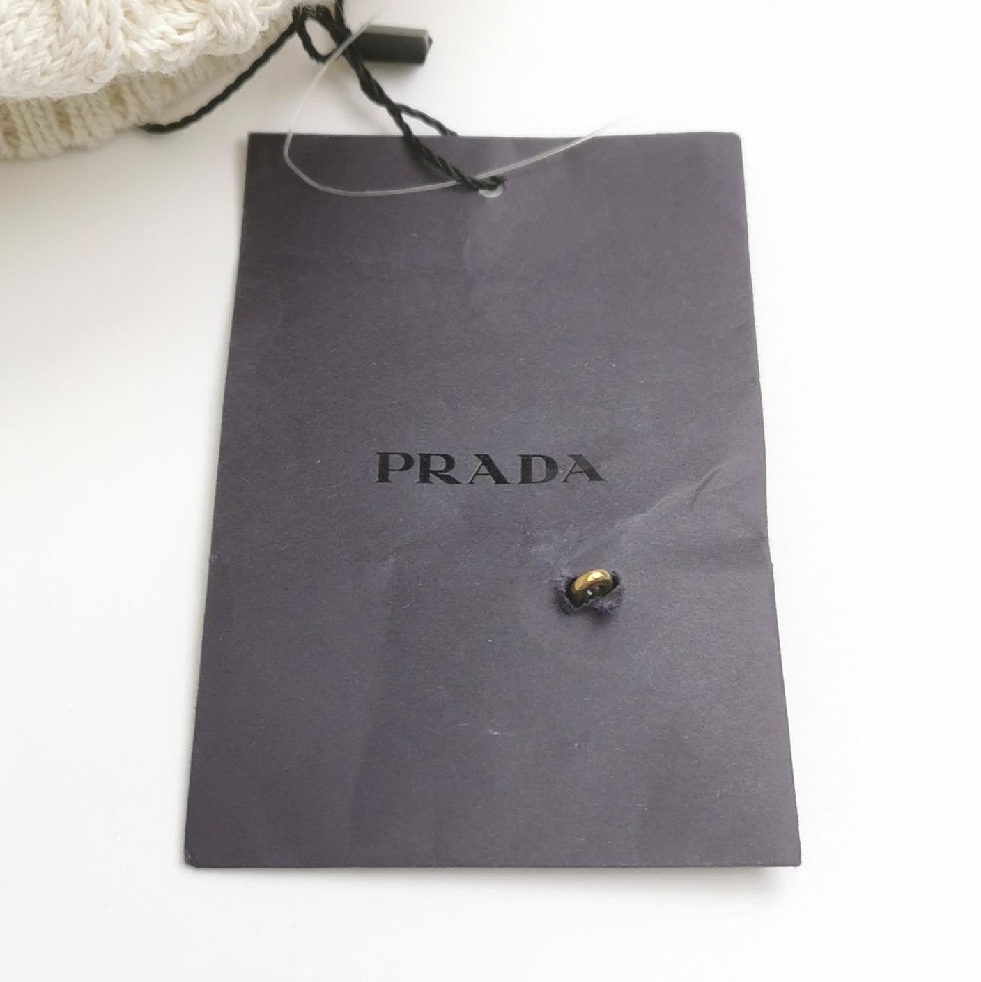 Prada Prada Button-Up Cotton Dress in Cream - dmc Size L / US 10 / IT 46 - 4 Thumbnail