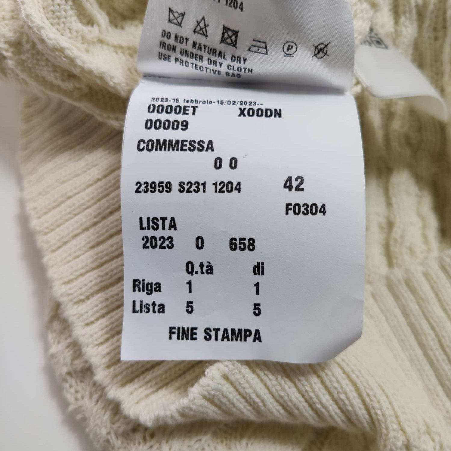 Prada Prada Button-Up Cotton Dress in Cream - dmc Size L / US 10 / IT 46 - 8 Thumbnail