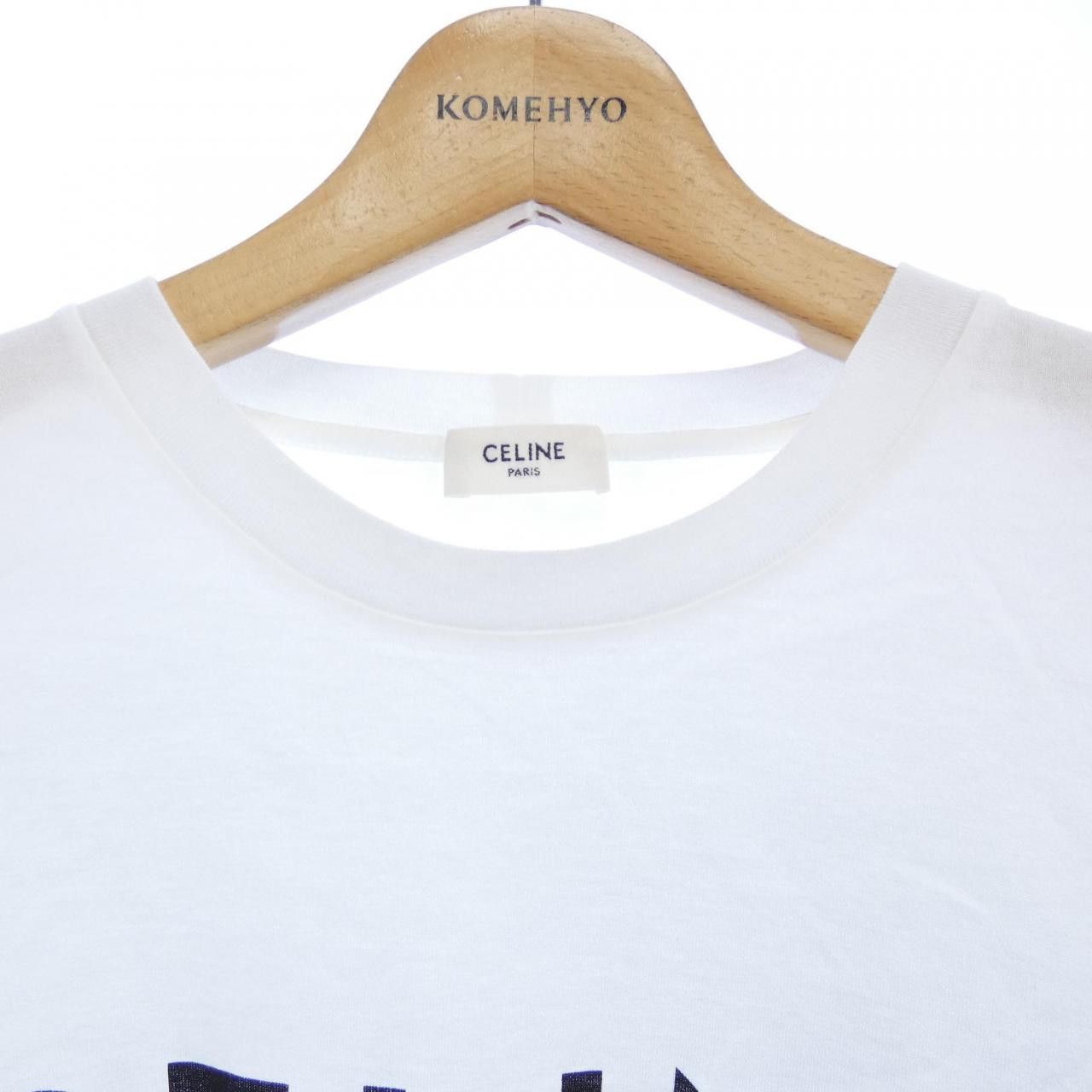 Celine Celine Celine CELINE Print T-shirt Cotton T-Shirts 2X761671Q DUTY FREE for USA Size ONE SIZE - 5 Thumbnail