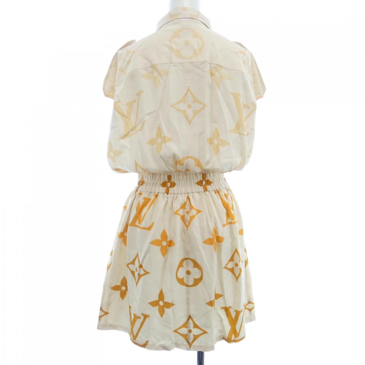 Louis Vuitton Louis Vuitton Louis Vuitton 100% Silk Dress Others Dresses FLDR03DI6 DUTY FREE for USA Size ONE SIZE - 2 Thumbnail