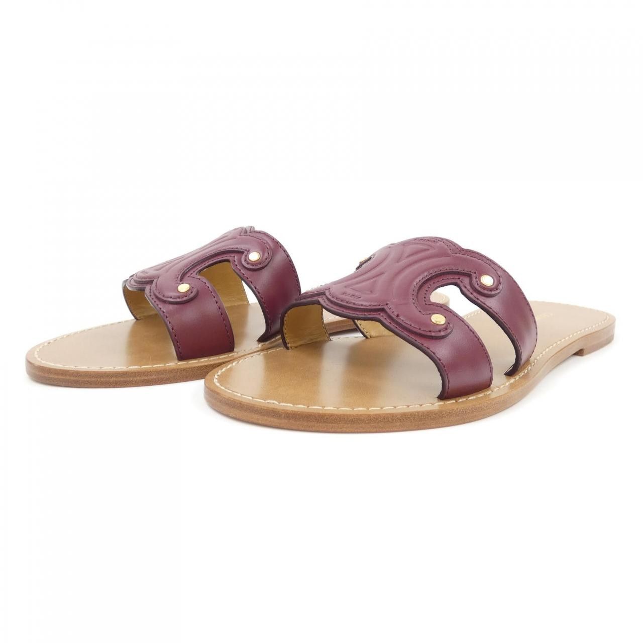 Celine Celine Celine Sandal Calfskin Sandal Leather Shoes 352413767C DUTY FREE for USA Size ONE SIZE - 3 Thumbnail