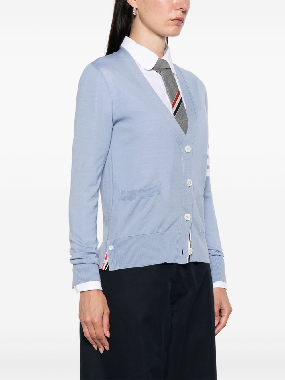 Thom Browne WOOL CARDIGAN Size M / US 6-8 / IT 42-44 - 5 Thumbnail