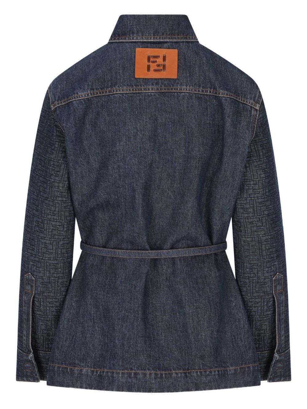 Fendi DENIM COTTON JACKET Size XS / US 0-2 / IT 36-38 - 4 Thumbnail