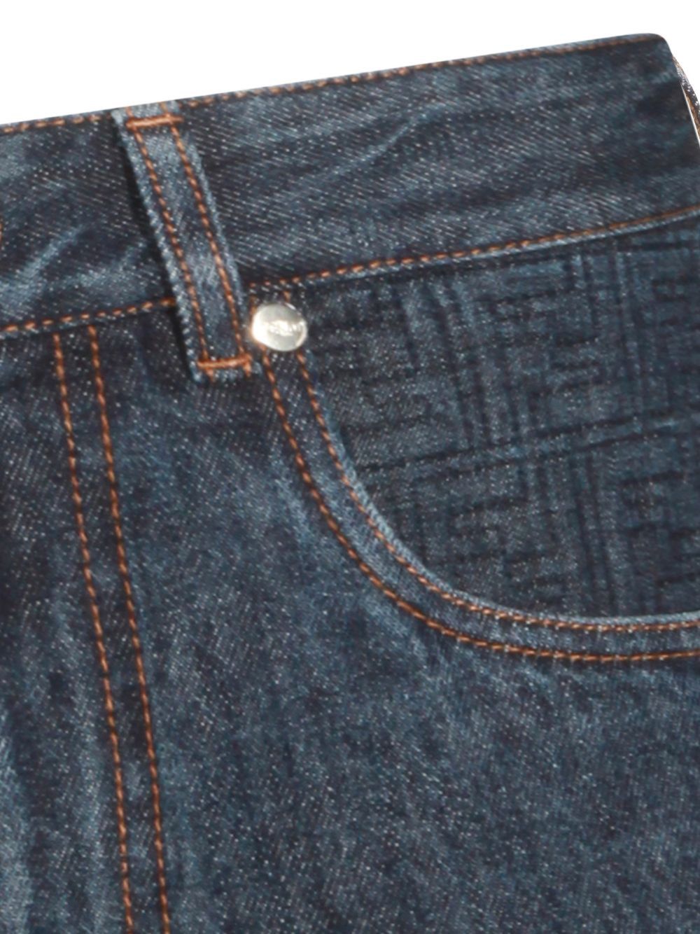 Fendi DENIM COTTON SHORTS Size 26" / US 2 / IT 38 - 3 Thumbnail