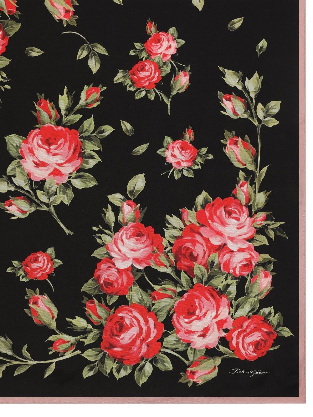 Dolce & Gabbana ROSES BOUQUET PRINT SILK FOULARD Size ONE SIZE - 2 Thumbnail