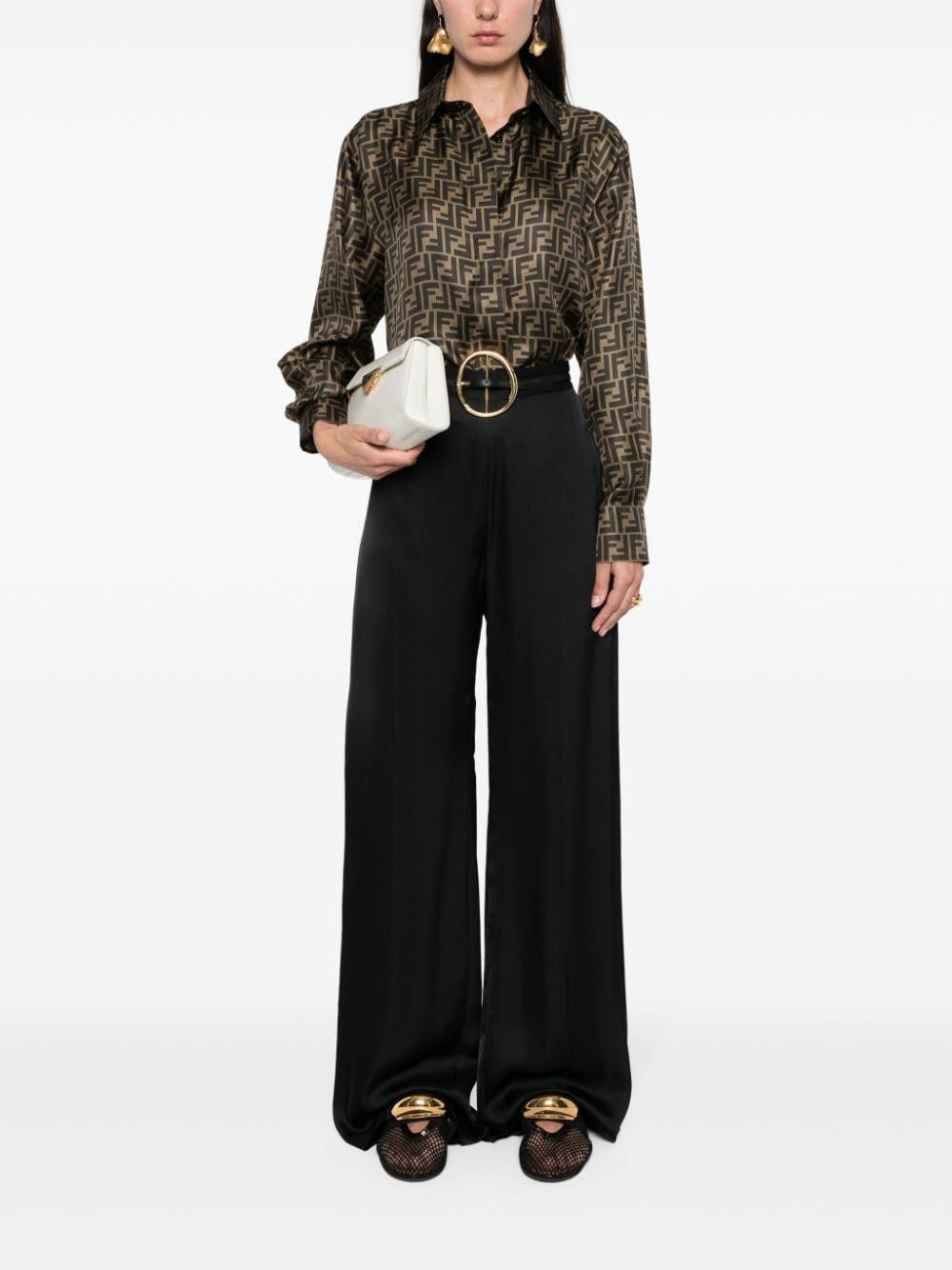 Fendi FF SILK SHIRT Size S / US 4 / IT 40 - 4 Thumbnail