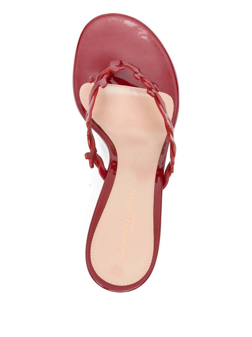 Gianvito Rossi OCEAN PATENT LEATHER SANDALS Size US 10 / IT 40 - 3 Thumbnail
