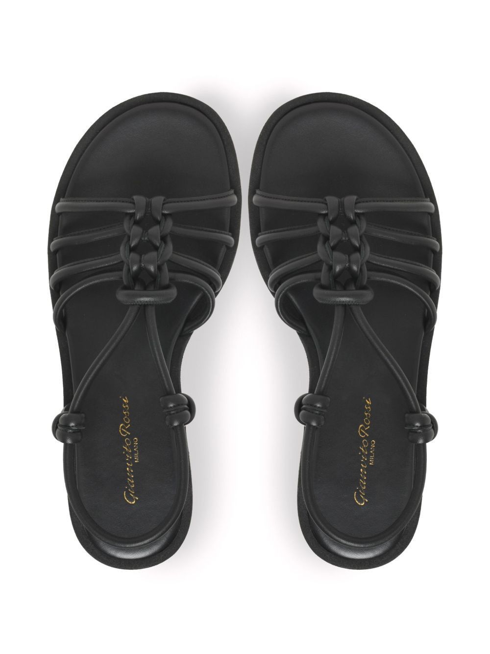HEBE LEATHER SANDALS