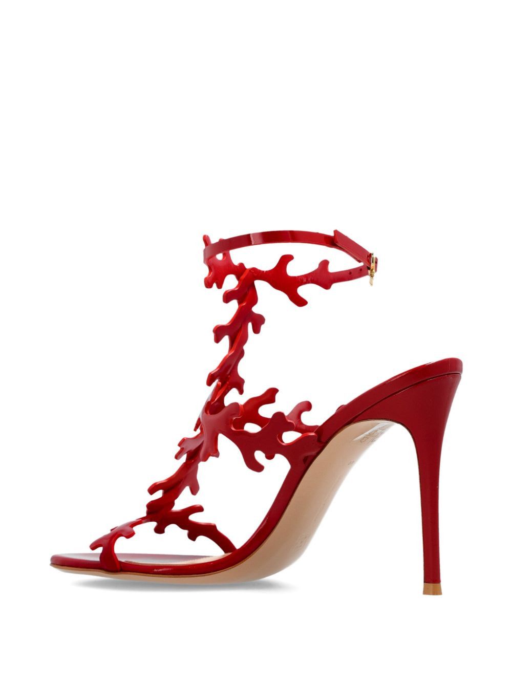 Gianvito Rossi OCEAN LEATHER HEEL SANDALS Size US 6 / IT 36 - 3 Thumbnail