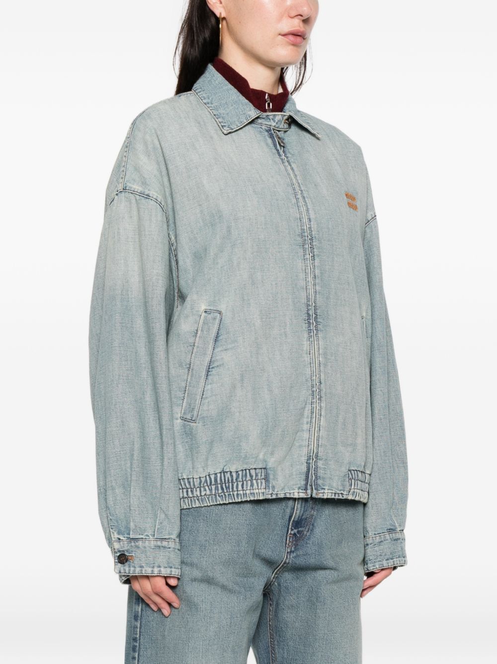 Miu Miu DENIM COTTON JACKET Size XS / US 0-2 / IT 36-38 - 5 Thumbnail