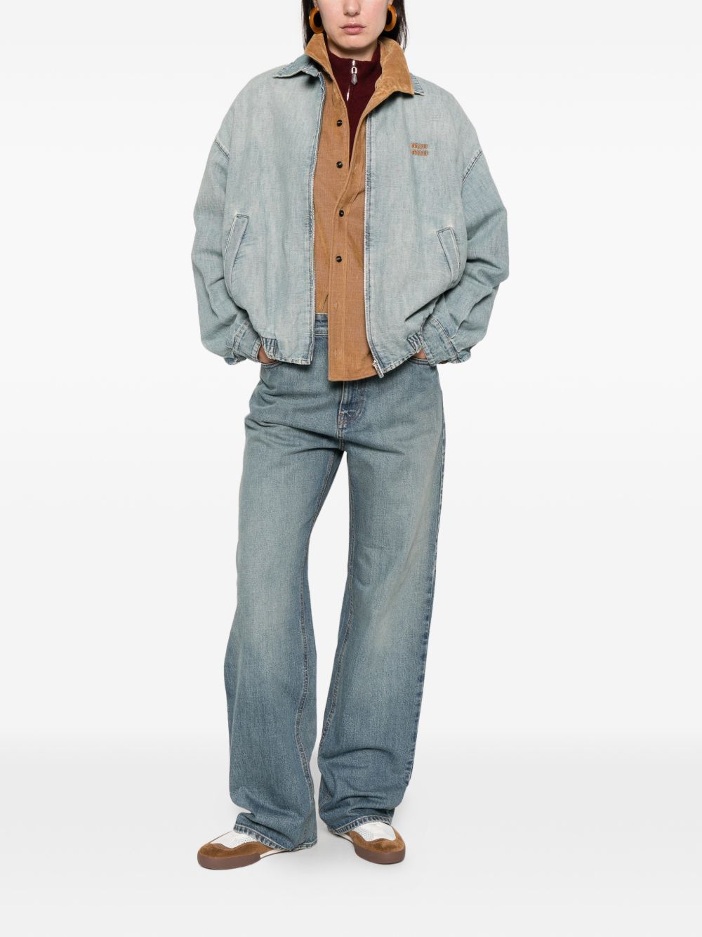 Miu Miu DENIM COTTON JACKET Size S / US 4 / IT 40 - 4 Thumbnail