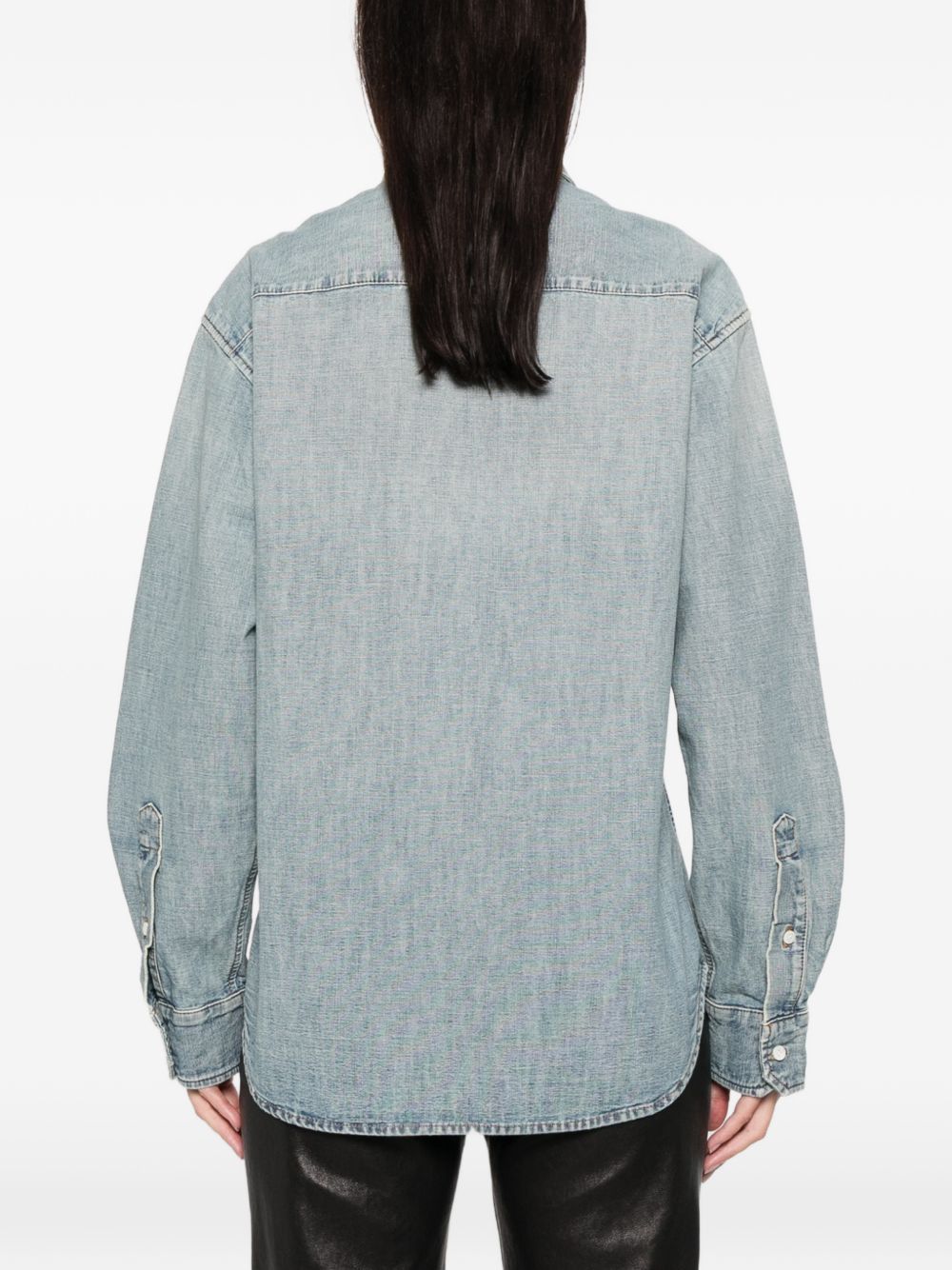 Miu Miu DENIM COTTON SHIRT Size M / US 6-8 / IT 42-44 - 5 Thumbnail