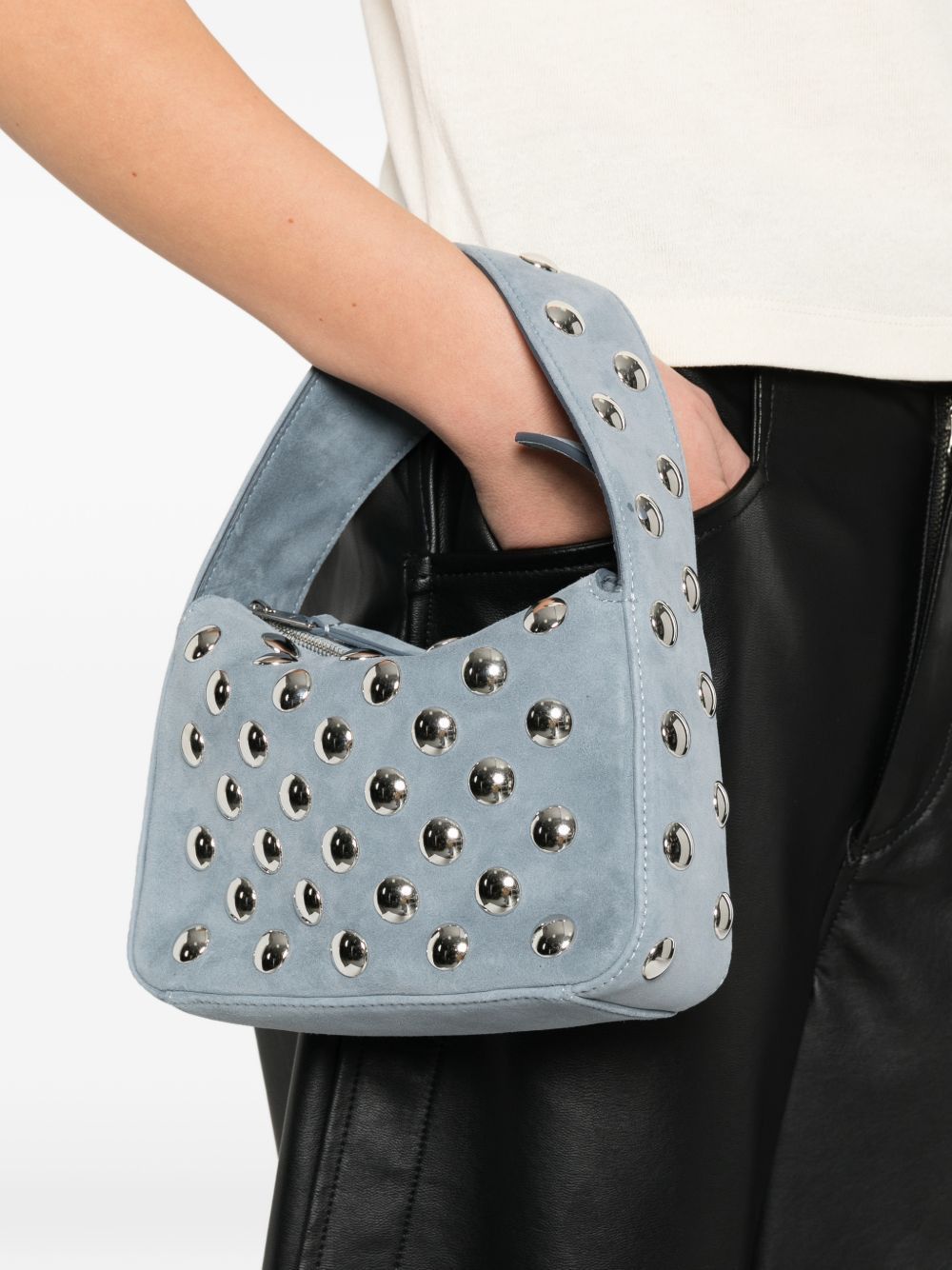 KHAITE ELENA SMALL LEATHER HOBO BAG Size ONE SIZE - 2 Thumbnail