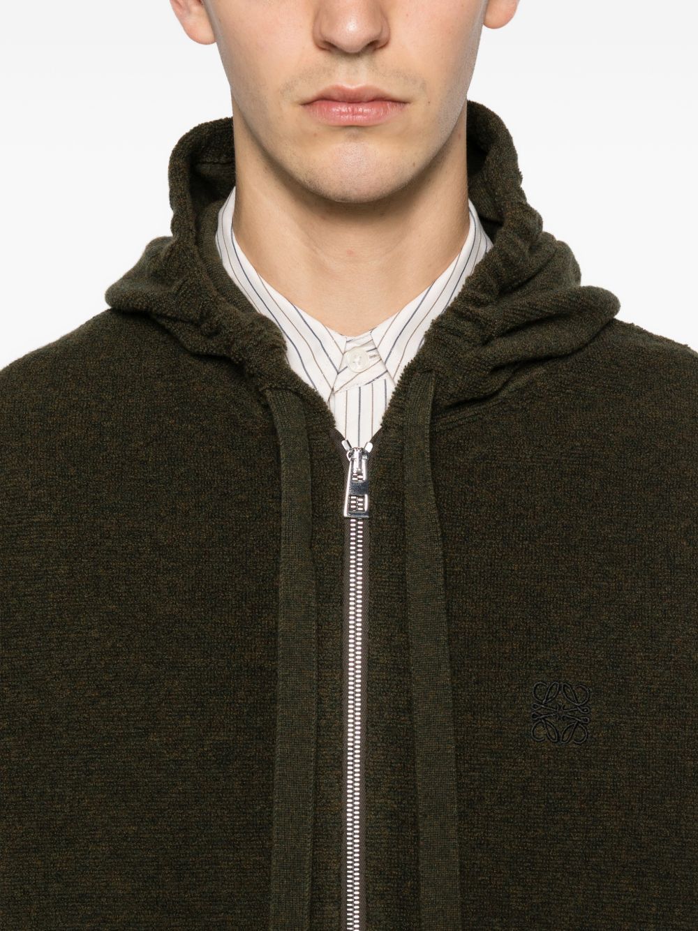 Loewe ANAGRAM WOOL HOODIE Size US L / EU 52-54 / 3 - 3 Thumbnail