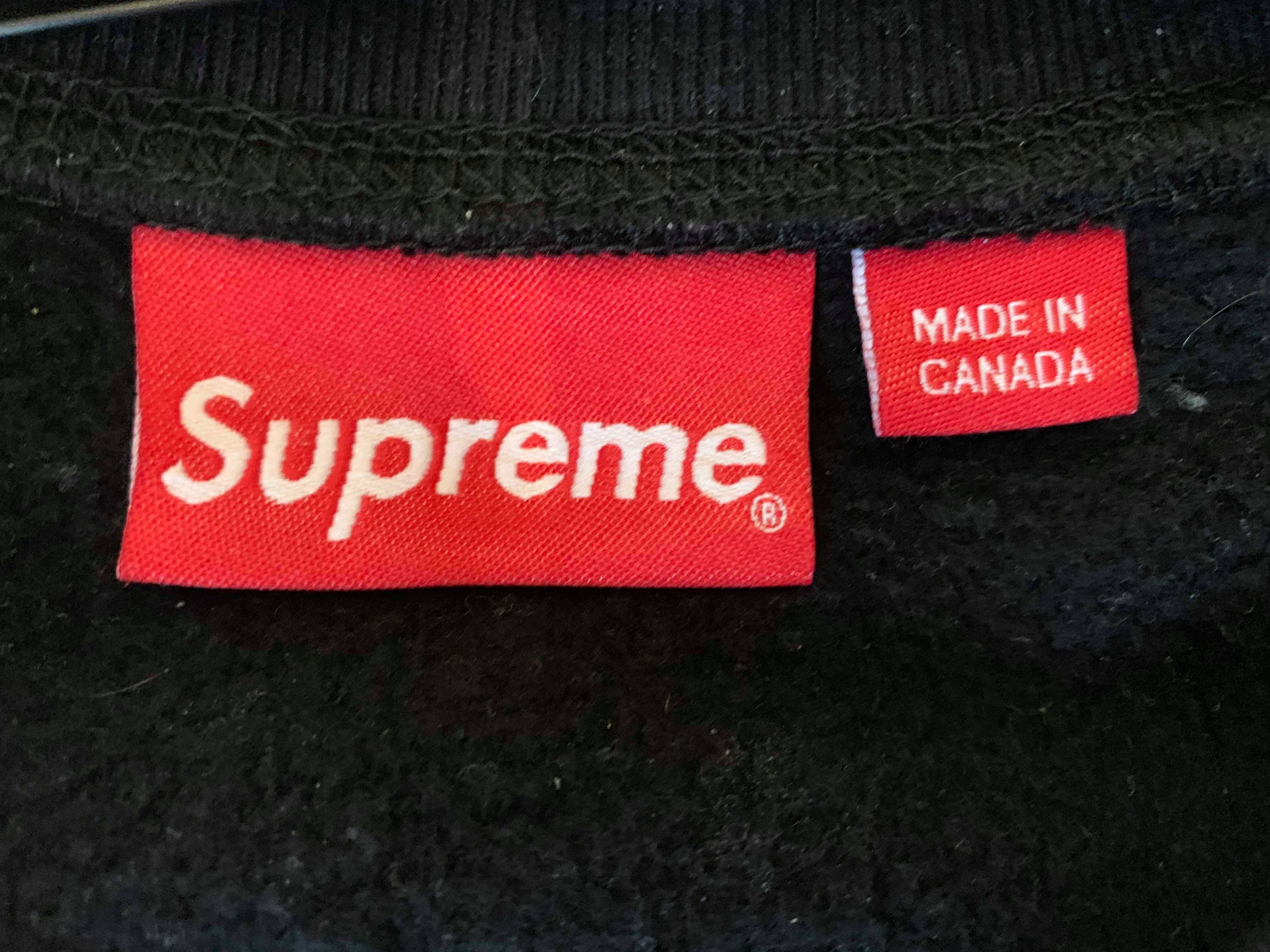 Supreme Box Logo Crewneck Black Size US XL / EU 56 / 4 - 4 Thumbnail