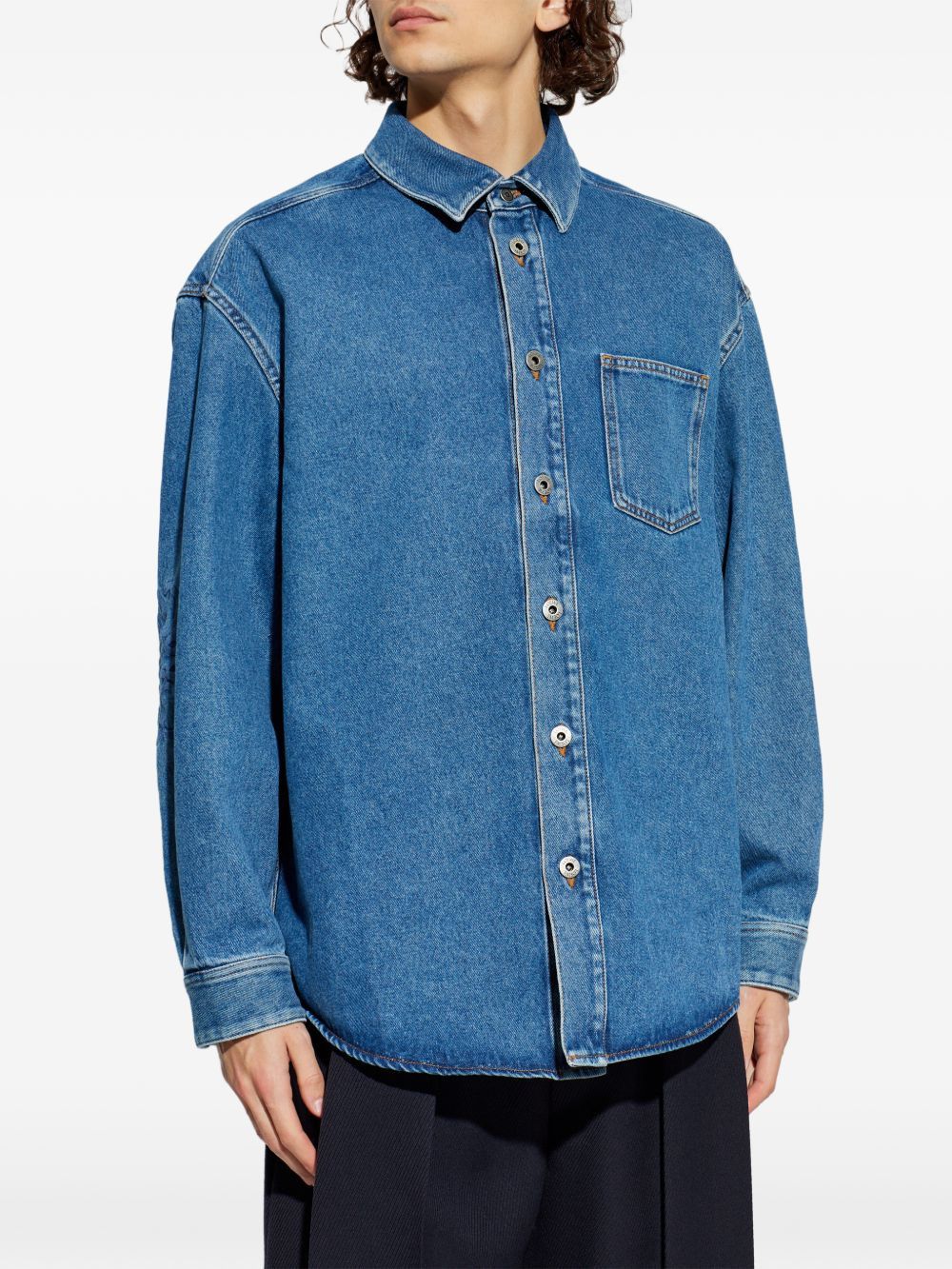 Loewe ANAGRAM DENIM SHIRT Size US M / EU 48-50 / 2 - 5 Thumbnail