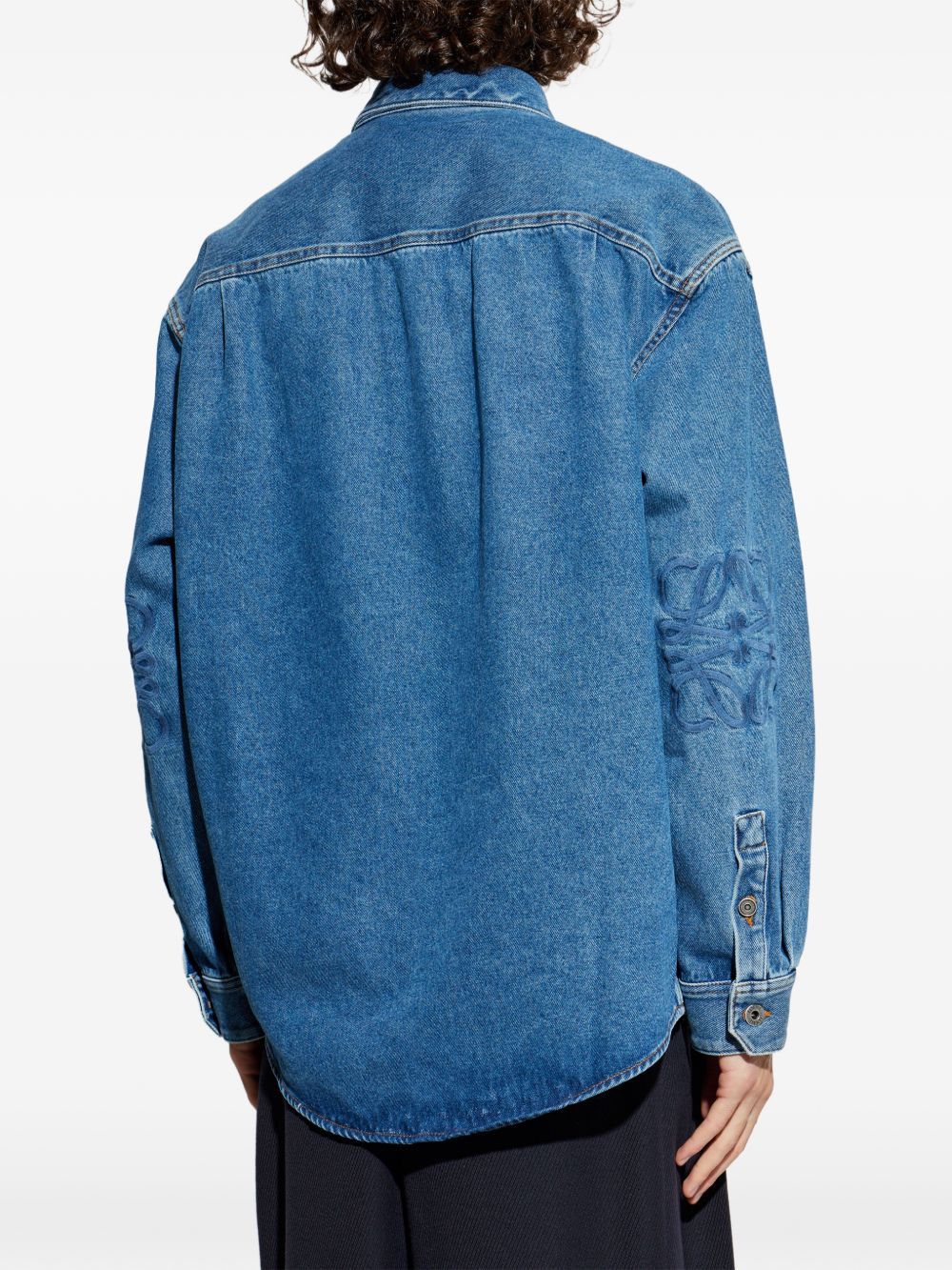 Loewe ANAGRAM DENIM COTTON SHIRT Size US L / EU 52-54 / 3 - 4 Thumbnail
