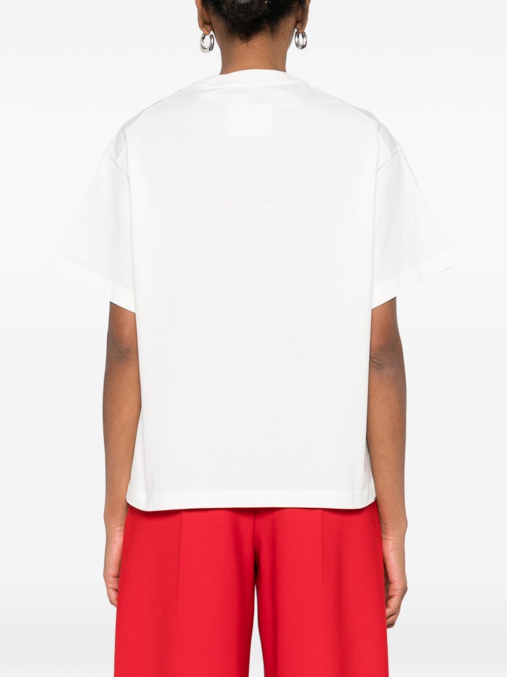 Jil Sander LOGO COTTON T-SHIRT Size XS / US 0-2 / IT 36-38 - 2 Thumbnail