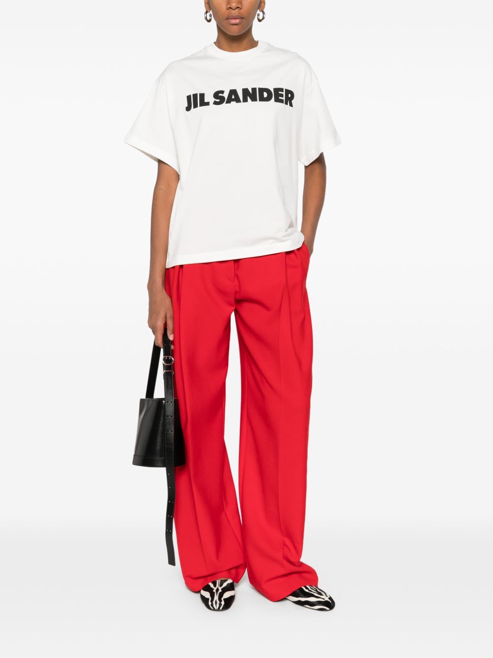 Jil Sander LOGO COTTON T-SHIRT Size XS / US 0-2 / IT 36-38 - 5 Thumbnail