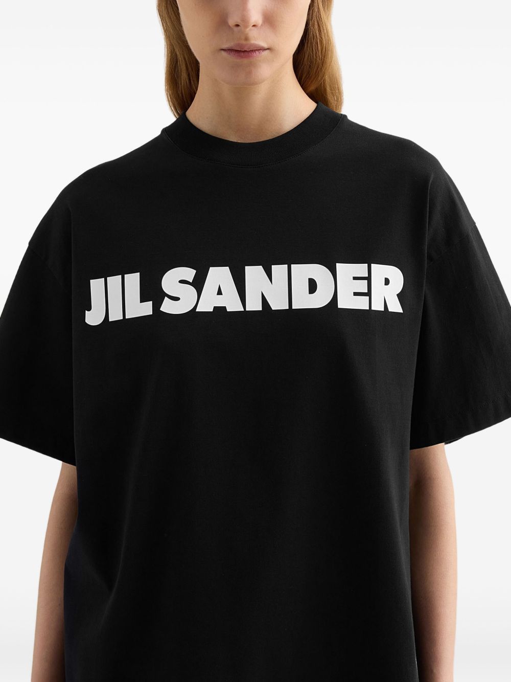 Jil Sander LOGO COTTON T-SHIRT Size M / US 6-8 / IT 42-44 - 3 Thumbnail