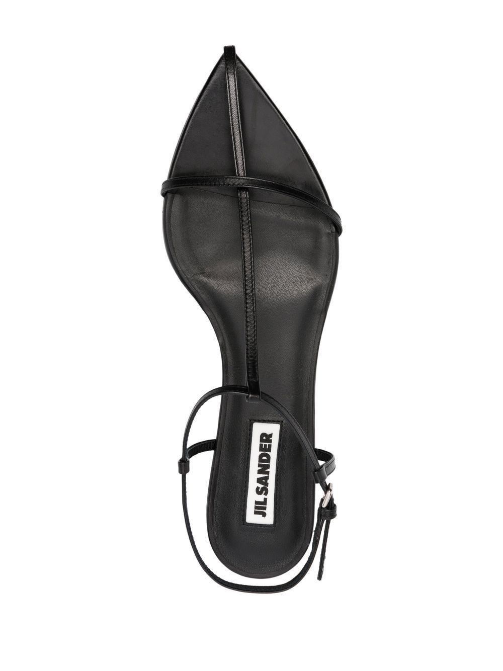 Jil Sander LEATHER SANDALS Size US 11 / IT 41 - 4 Thumbnail