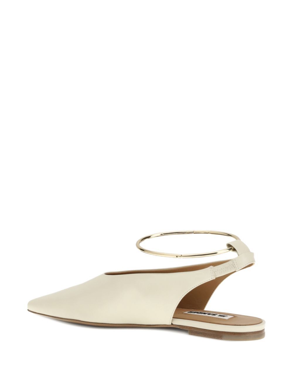 Jil Sander LEATHER SLINGBACK BALLETS Size US 11 / IT 41 - 3 Thumbnail