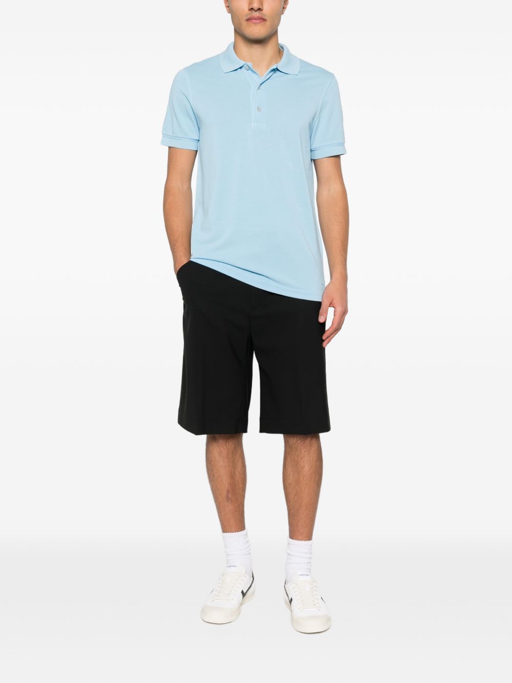 Tom Ford COTTON BLEND POLO SHIRT Size US XL / EU 56 / 4 - 4 Thumbnail