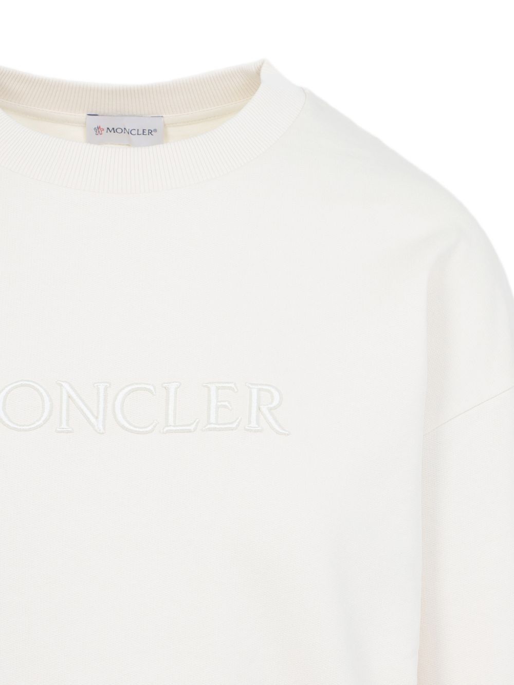 Moncler LOGO COTTON SWEATSHIRT Size M / US 6-8 / IT 42-44 - 3 Thumbnail