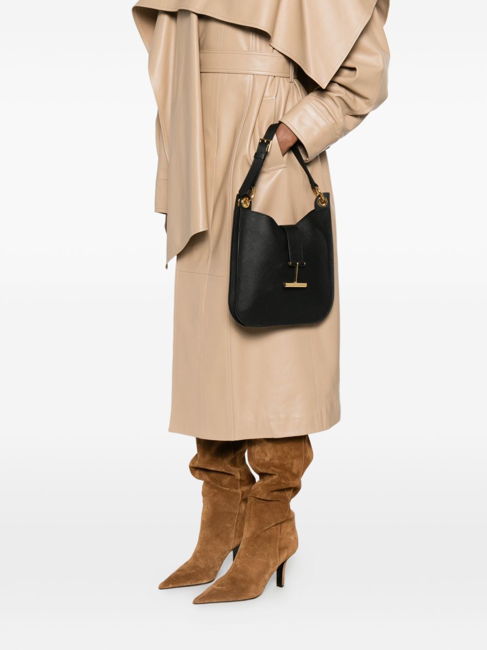 Tom Ford TARA SMALL LEATHER CROSSBODY BAG Size ONE SIZE - 5 Thumbnail