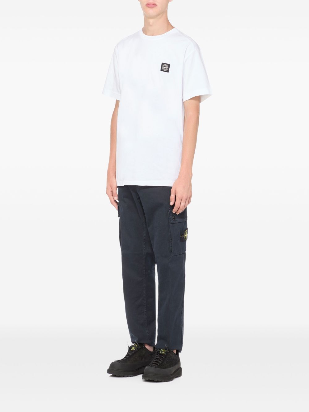 Stone Island LOGO COTTON T-SHIRT Size US S / EU 44-46 / 1 - 3 Thumbnail