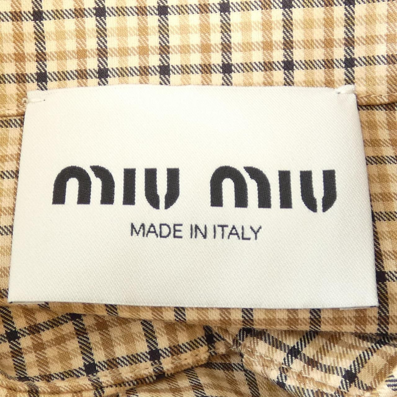 Miu Miu Miu Miu Miu Miu POPLIN DRESS Poplin Dress Cotton Dresses MF5399 SOOO 142L DUTY FREE for USA Size ONE SIZE - 4 Thumbnail